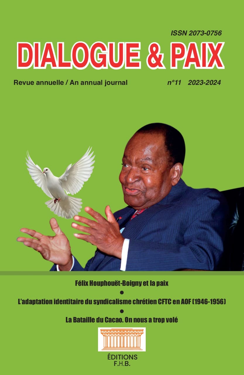 Revue Annuelle DIALOGUE ET PAIX N°11